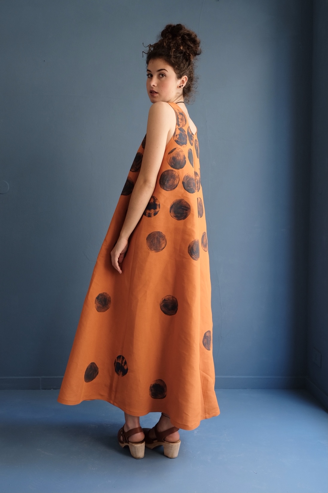 Girasole abito a pois grandi - immagine 3