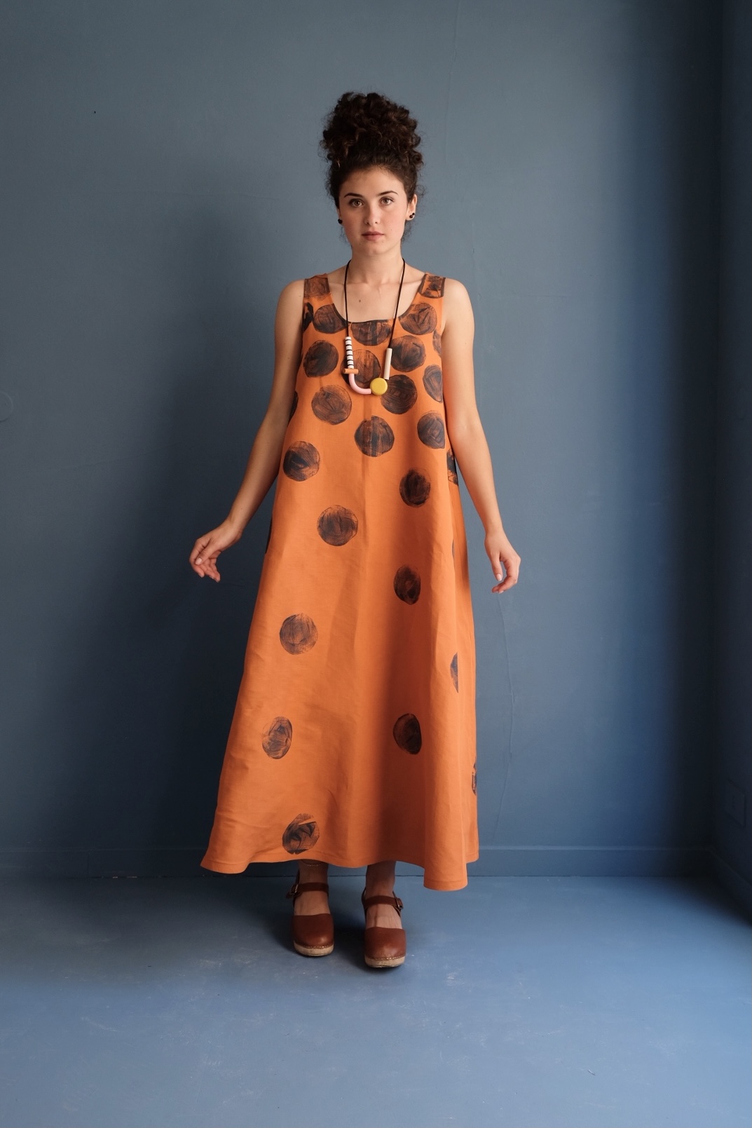Girasole abito a pois grandi - immagine 2