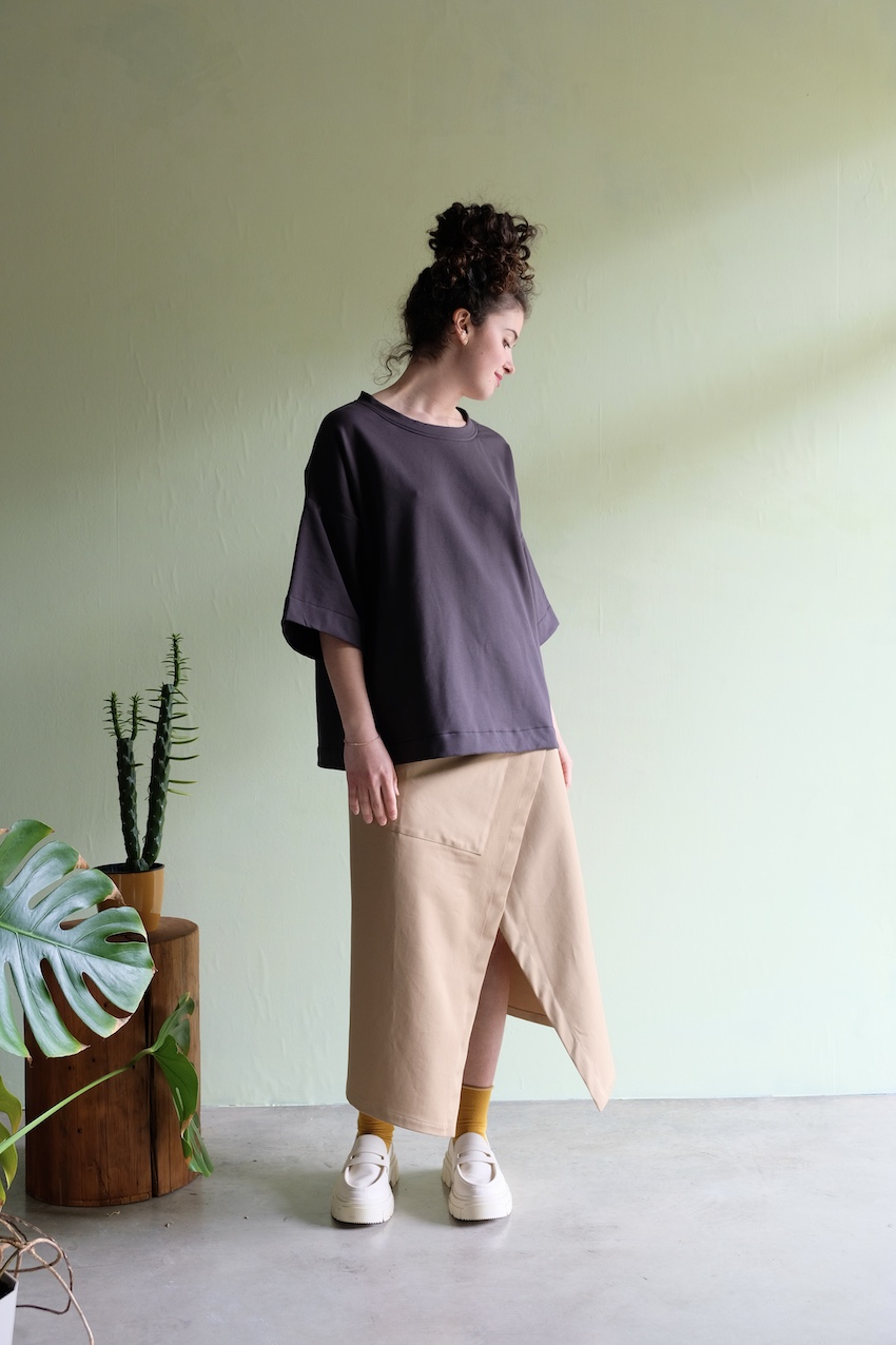 Piperita felpa grigio piombo - immagine 5